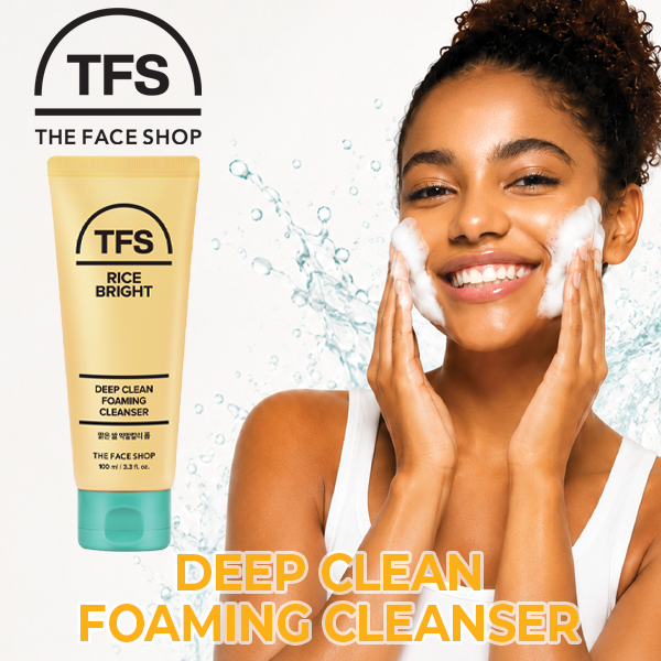 Picture of TFS Rice Bright Deep Clean Foaming Cleanser