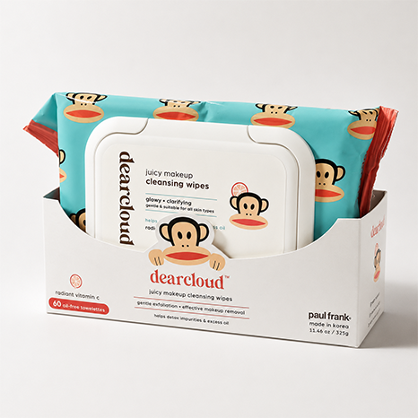 Picture of DEARCLOUD X PAUL FRANK Juicy Makeup Cleansing Wipes